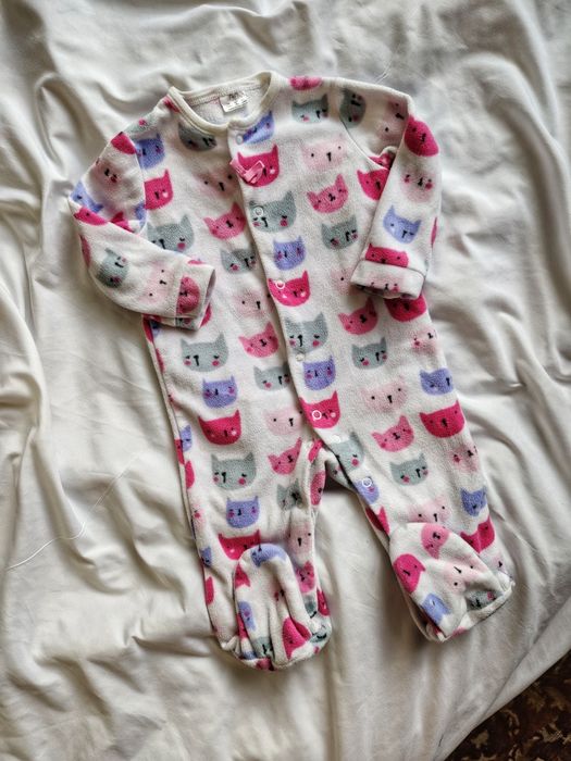 Флісовий чоловічок для дівчинки 3-6міс