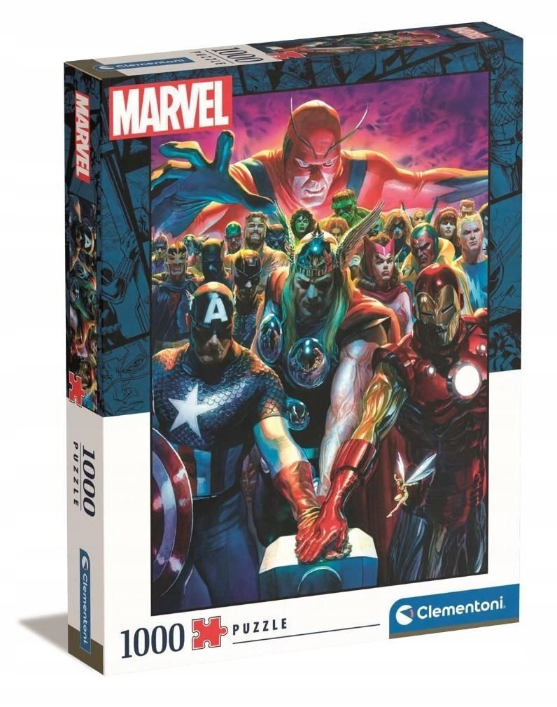 Puzzle 1000 Hq The Avengers, Clementoni