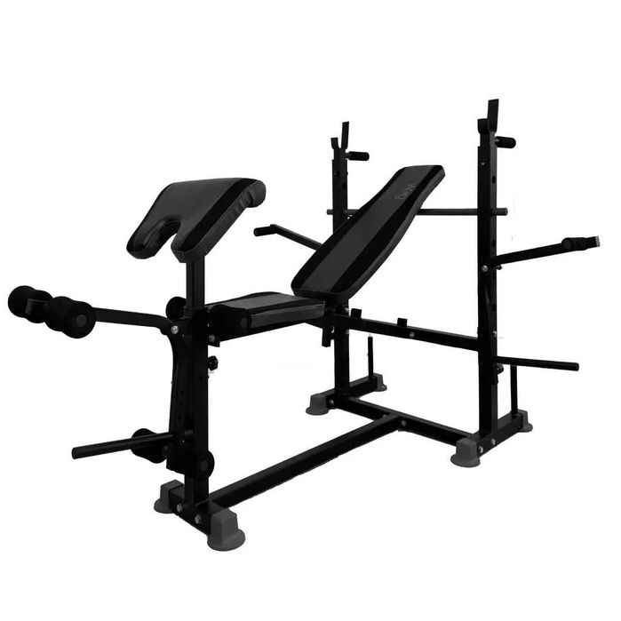 Скамья для жима WCG 0090 з брусами, скотом, нахилом і кутом 90°