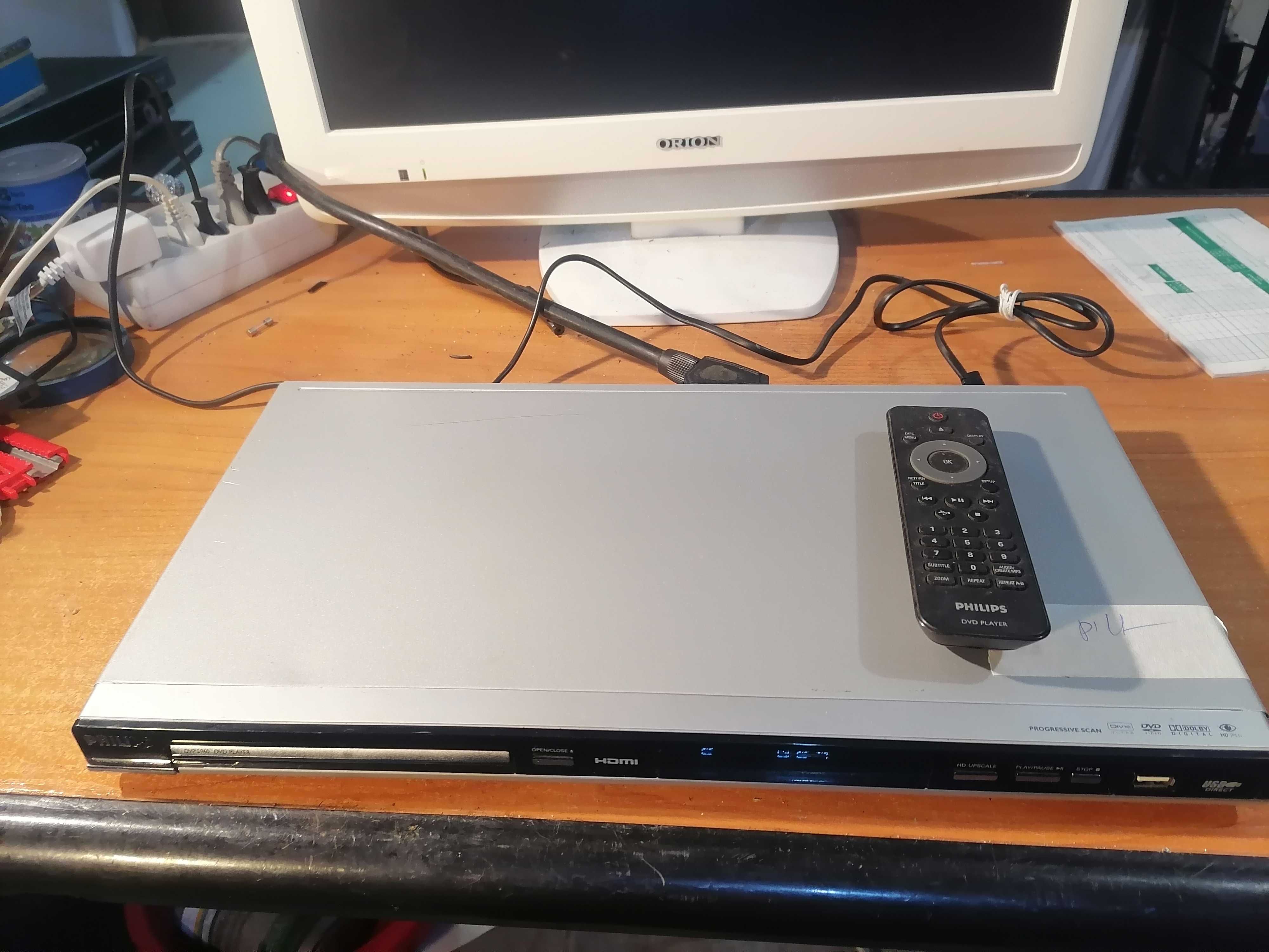 Odtwarzacz DVD  Philips DVP 5960 HDMI/USB HI-FI stereo pilot