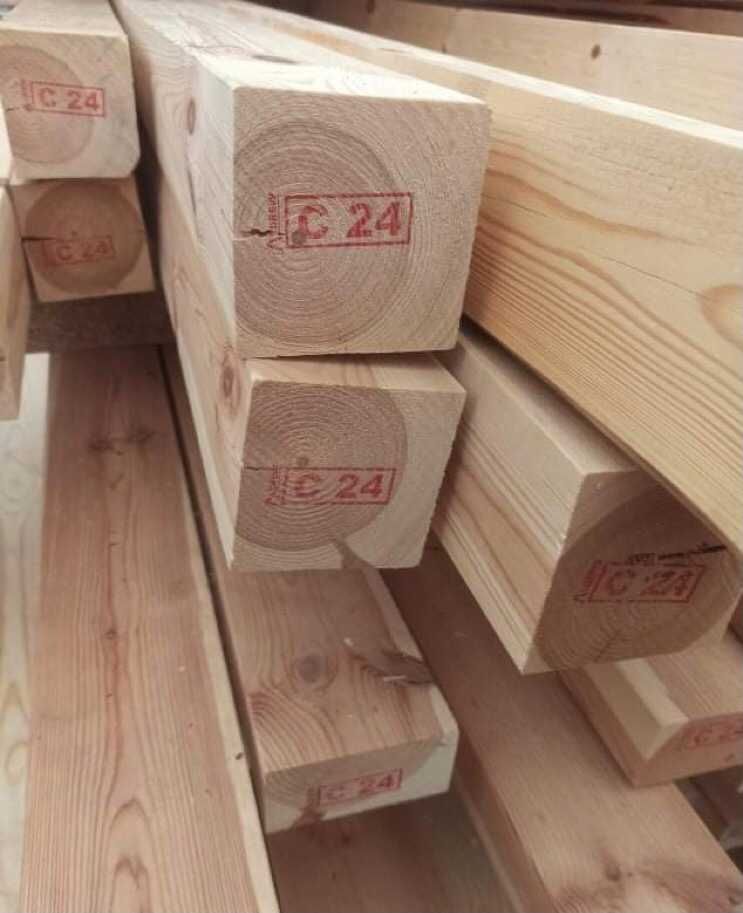 Kantówki, listwy strugane C24 na regał, półkę, altankę
