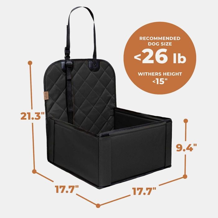 Bezpieczny Fotelik Samochodowy dla psa, dla Małych i Średnich Psów