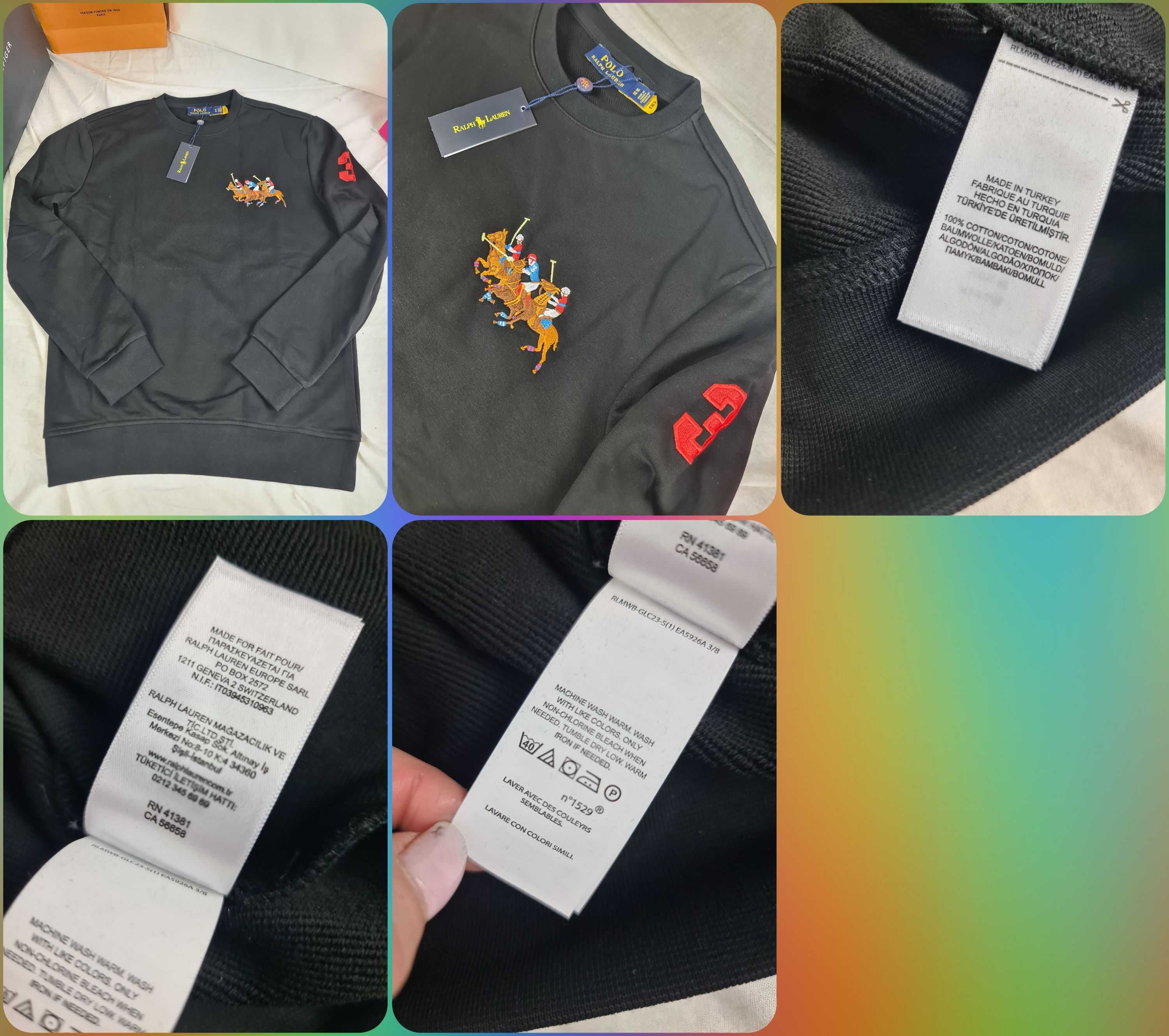 Bluza męska ralph lauren maly znaczek ax logowane Armani OUTLET