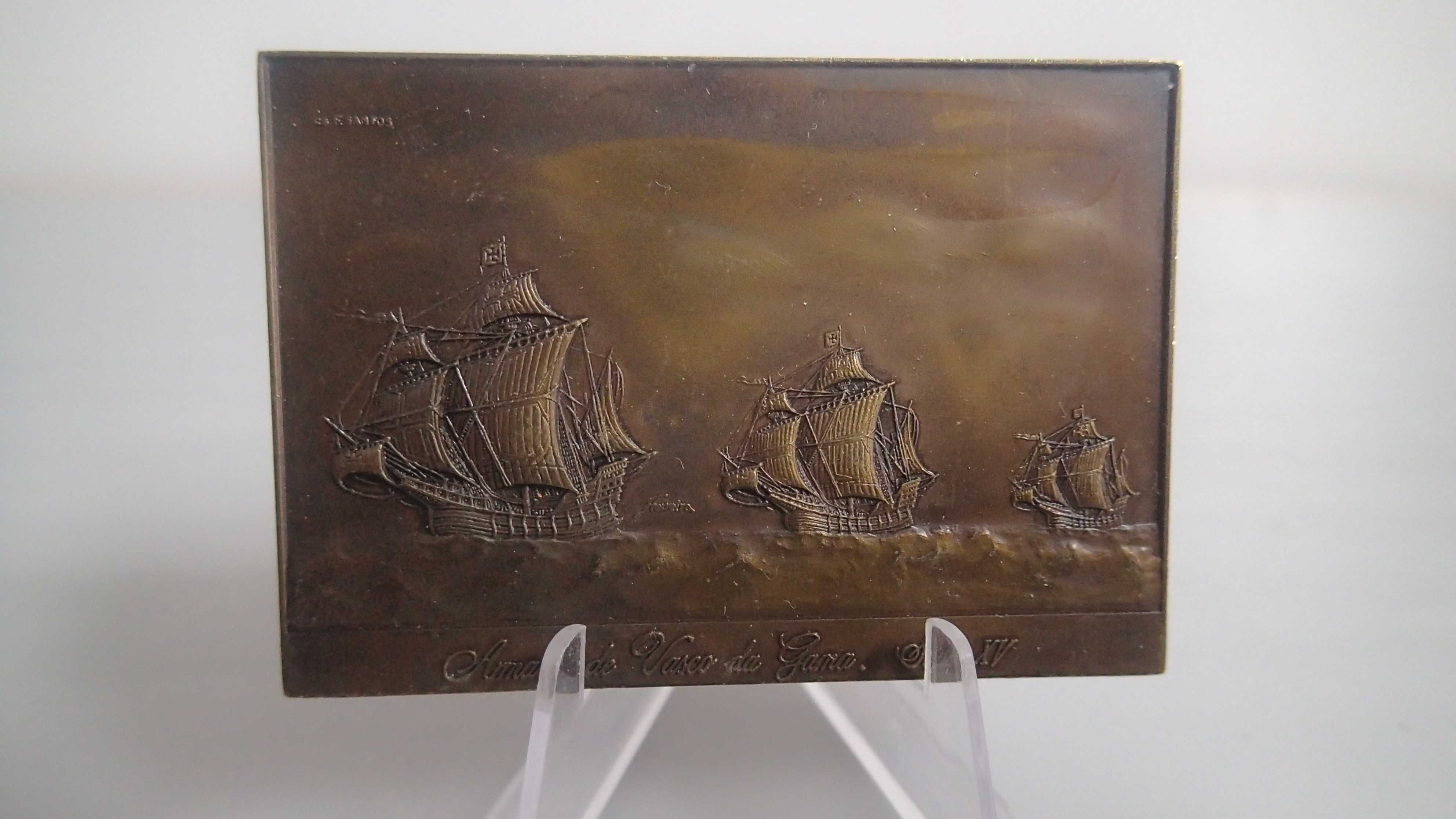 Placas de Bronze Navios Célebres das Armadas Portugueses