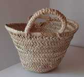 Cesta pequena palha