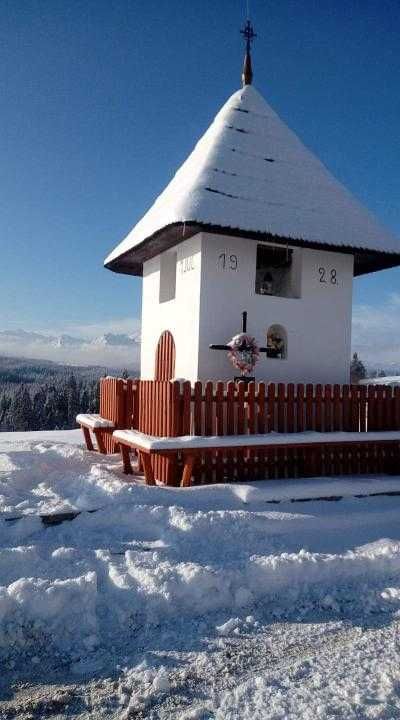 Pokoje w Łapszance z widokiem na  Tatry