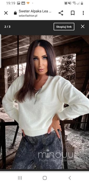 Puszysty mieciutki cieplutki sweter