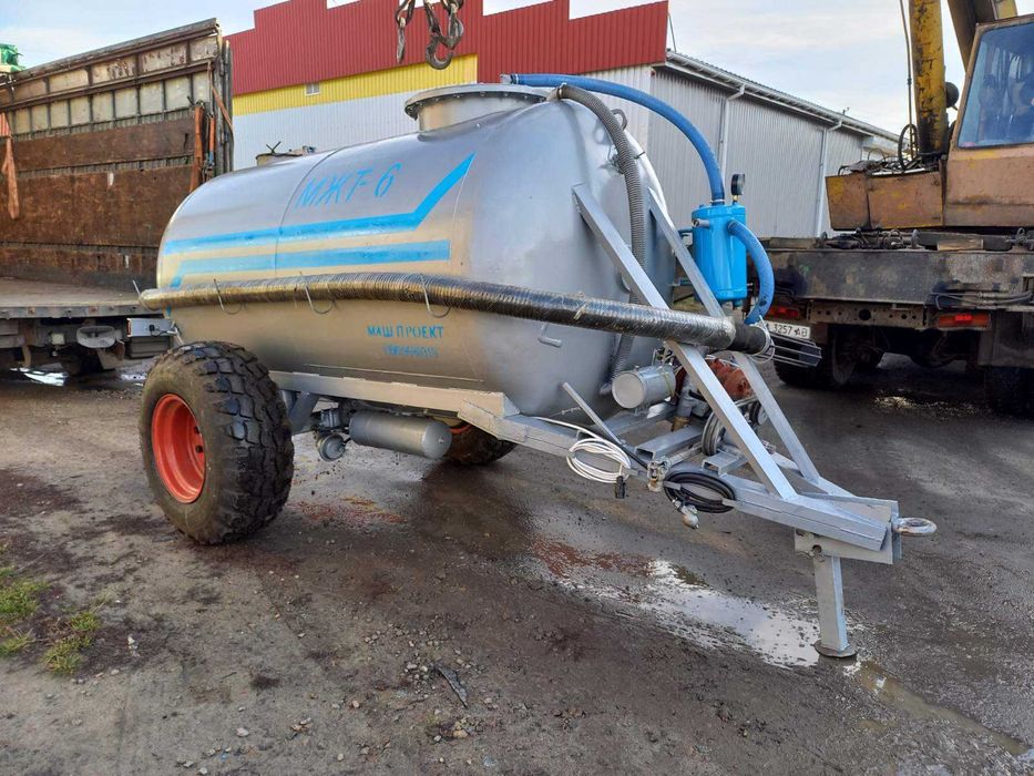 В наявності! Бочка МЖТ-6 (6 м3) для води з помпою або для гноївки