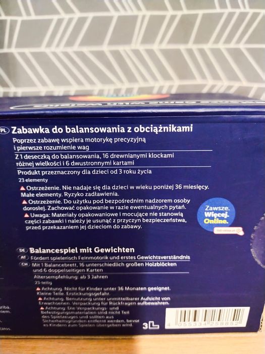 Drewniane klocki Play Tive Montessori