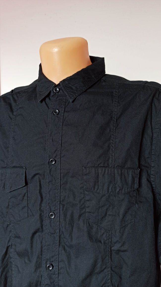 Sg Czarna koszula męska L , XL , koszula L , XL