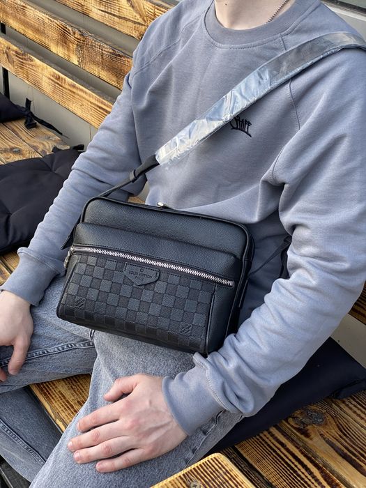 Чоловіча сумка Louis Vuitton мужская сумка барсетка мессенджер клатч