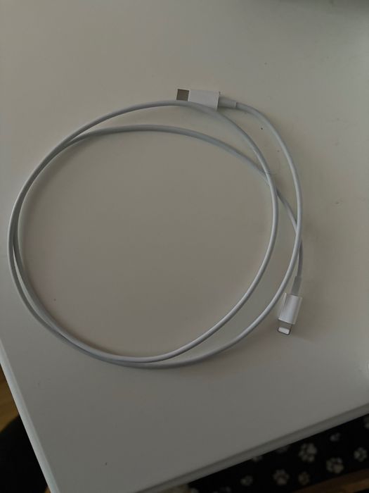Kabel Apple Lightning do USB-C 1m Biały