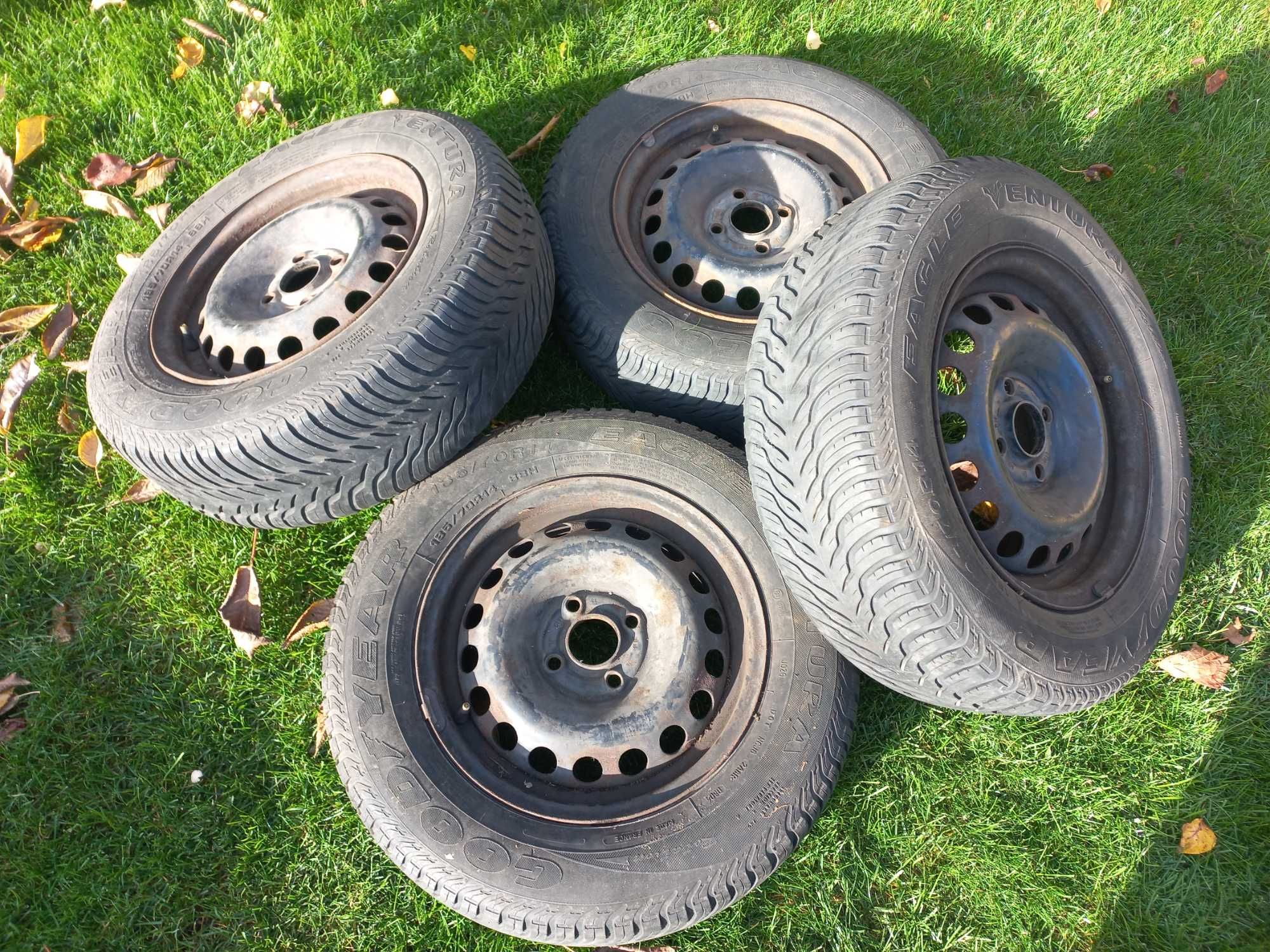 Opony z Felgami 185/70/14 GoodYear Komplet Opel ET 39