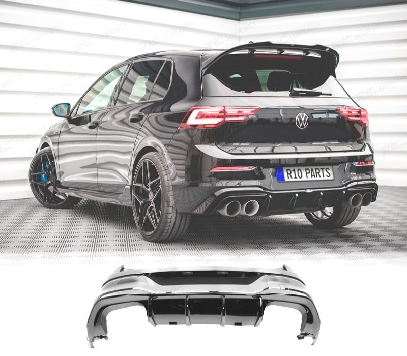 PÁRA-CHOQUES TRASEIRO VOLKSWAGEN VW GOLF 8 19-24 LOOK R PDC