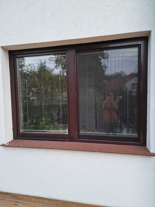 Drewniane okno 3 szybowe