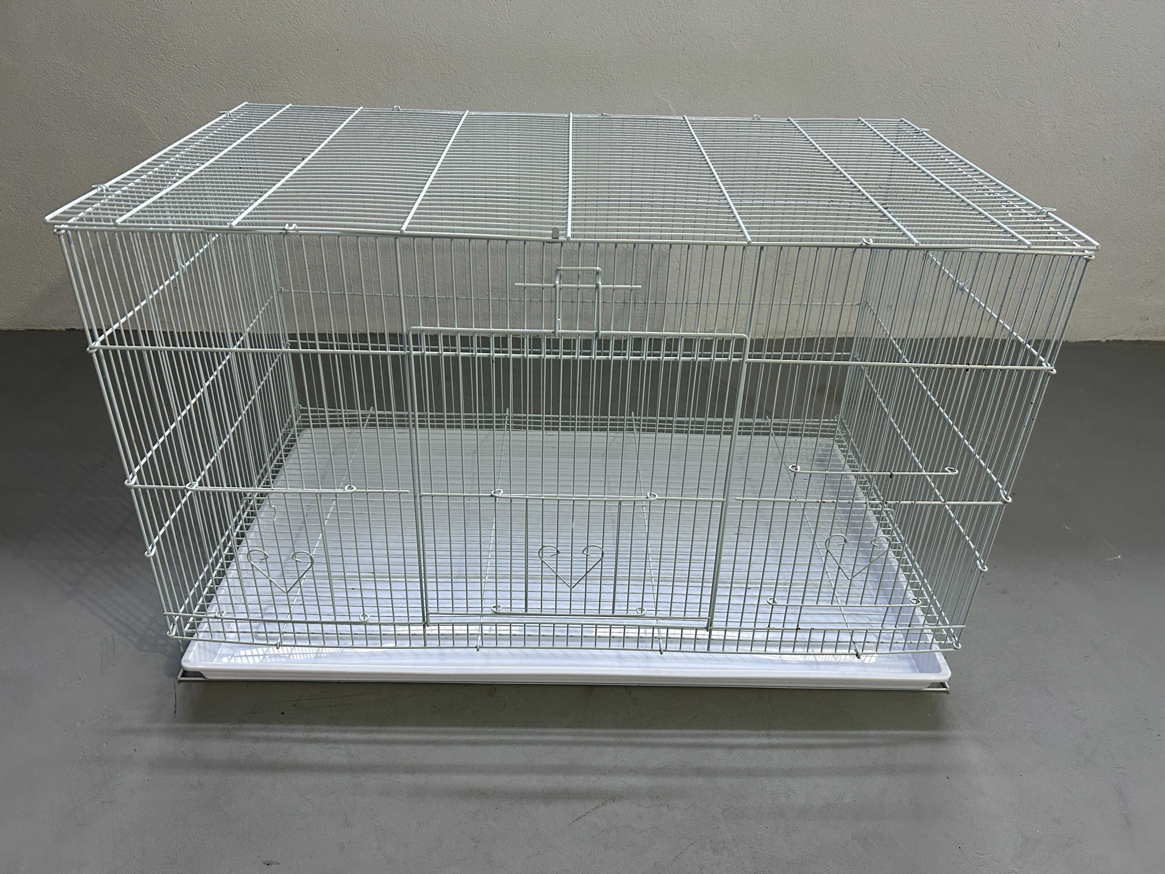 Duża klatka dla papug ptaków 77.5 x 46.5 x 46 cm
