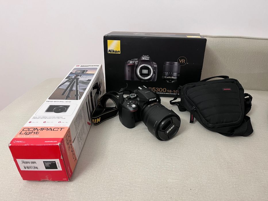 Aparat Nikon D5300  jak nowy 18-105mm