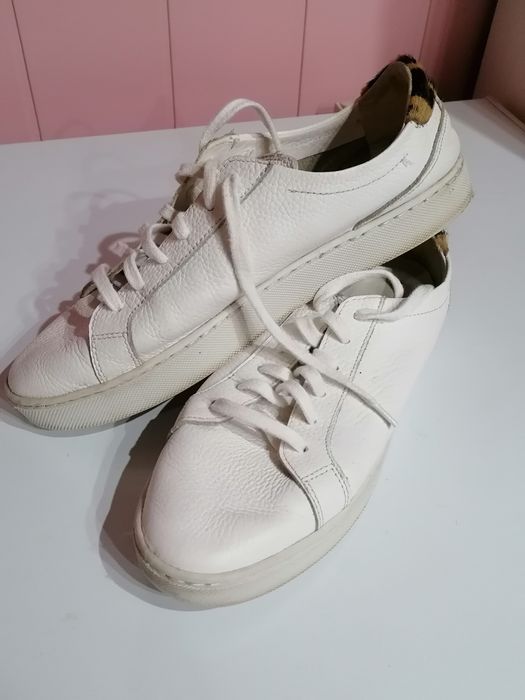 Кожанные мокасины  ZARA