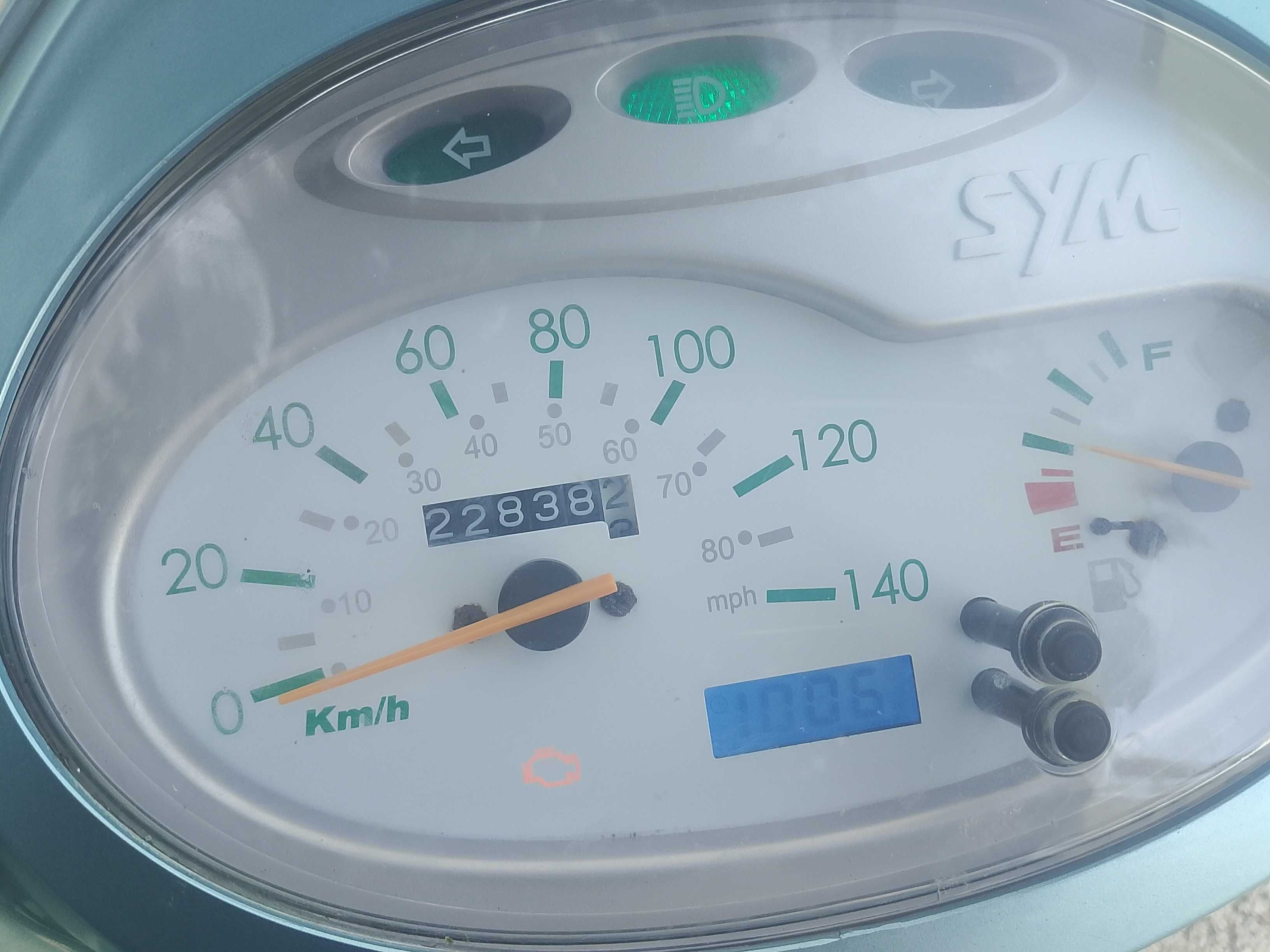 Sym fiddle 3 125, 2017 Model