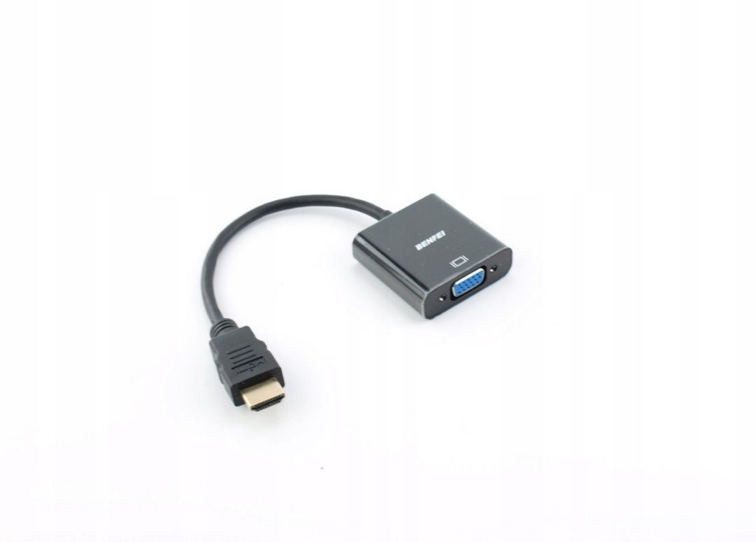 BENFEI HDMI do VGA, pozłacany adapter HDMI na VGA