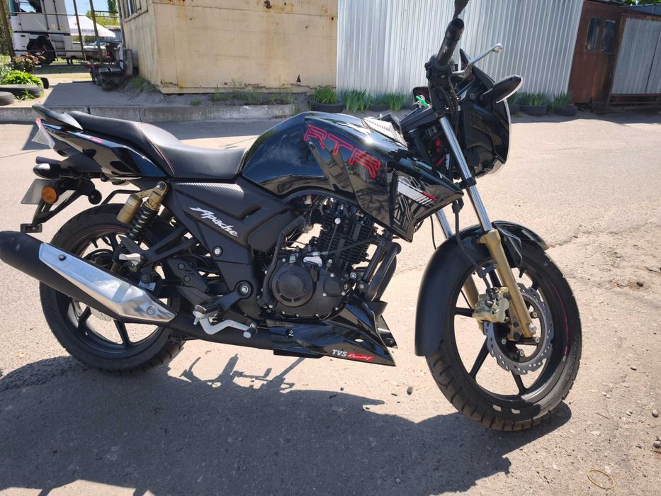Продам мотоцикл TVS  apach rtr 180, новий