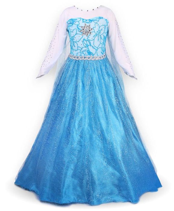 Sukienka Księżniczki Elsa - świecący w ciemności 150Cm