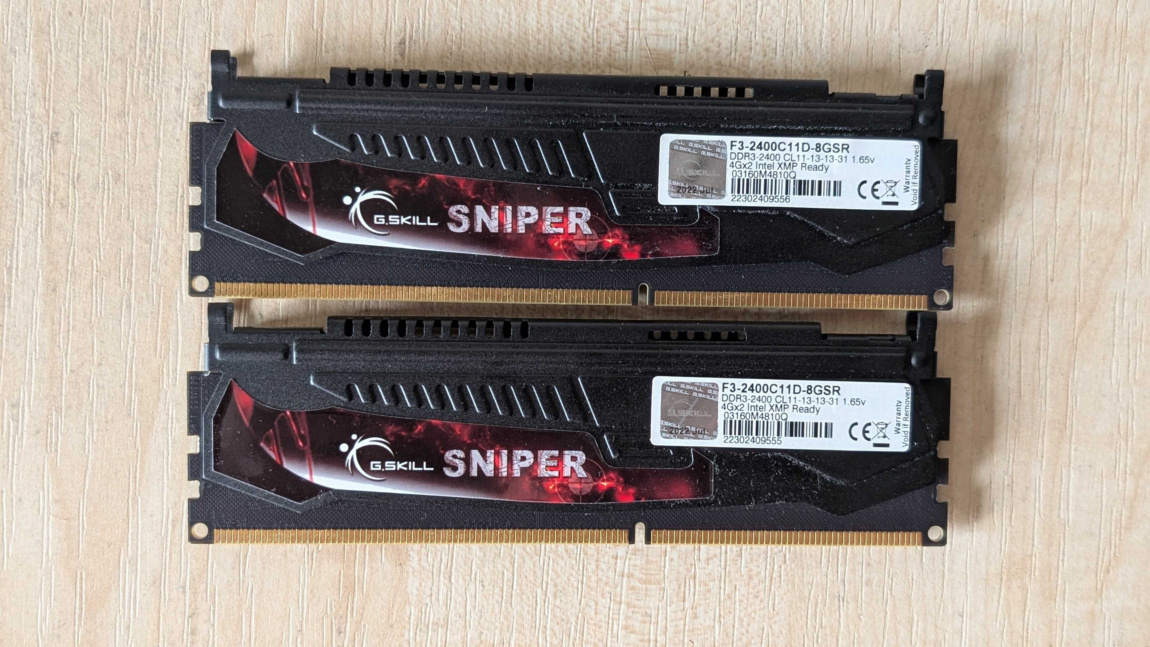Оперативна пам'ять G.Skill Sniper  DDR3-2400 8192MB (Kit of 2x4096)