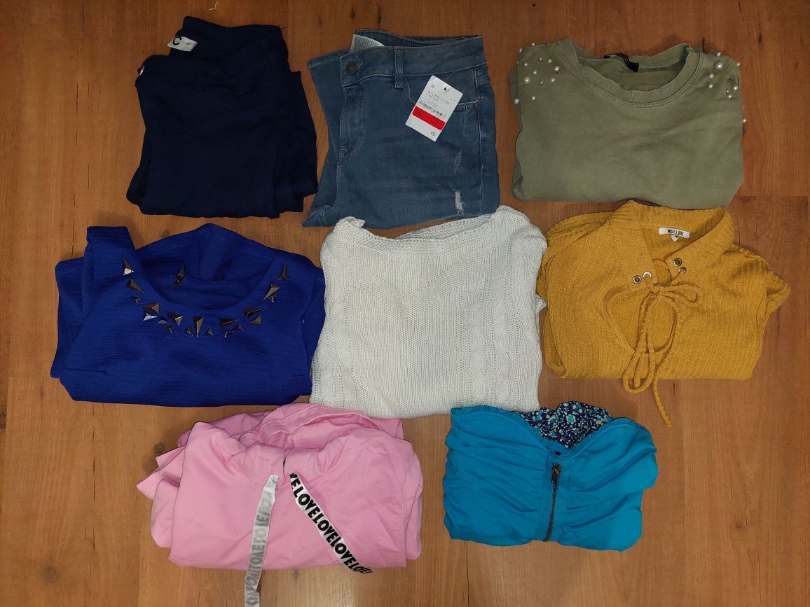 Paka ubrań damskich mohito bershka c&a S/M