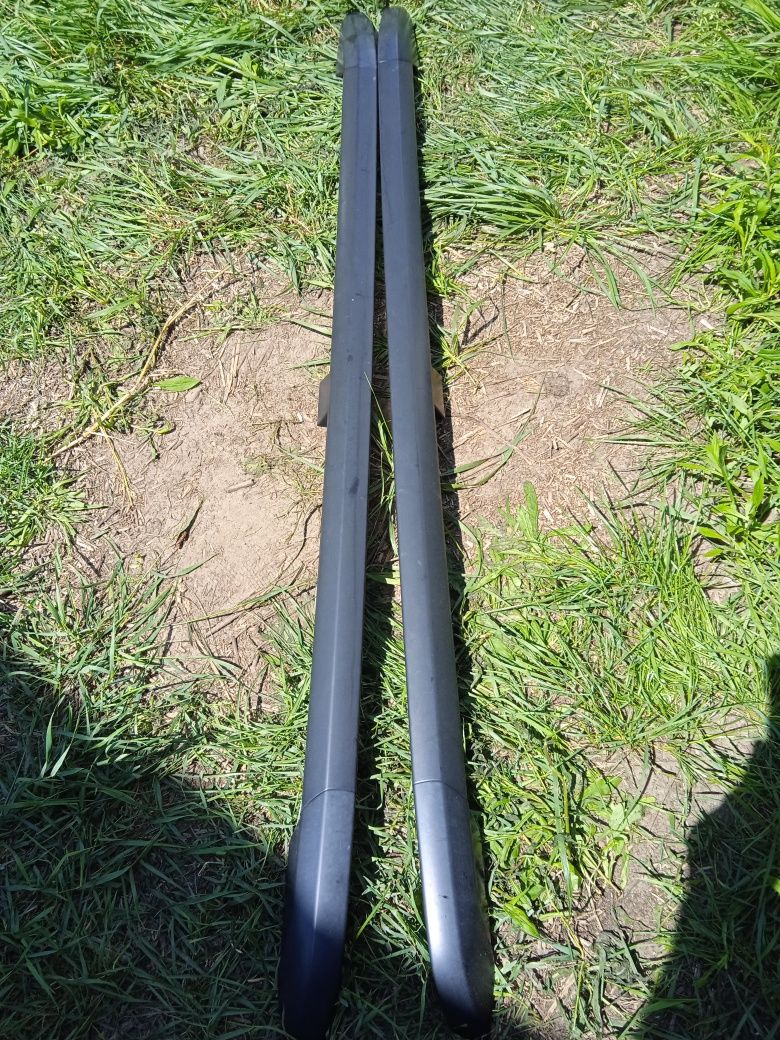 Oryginalne relingi dachowe VW caddy 4 15-20 krótki czarne