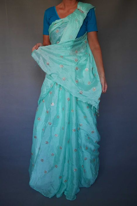 Сари индийское натуральное подарок