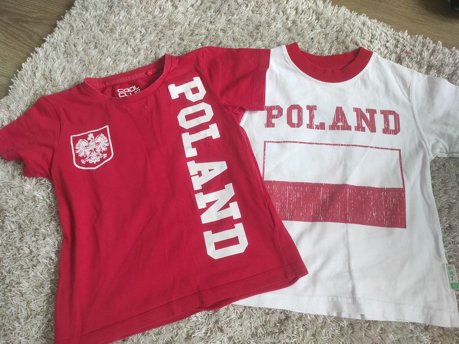 14. Bluzki koszulki kibica 104-110