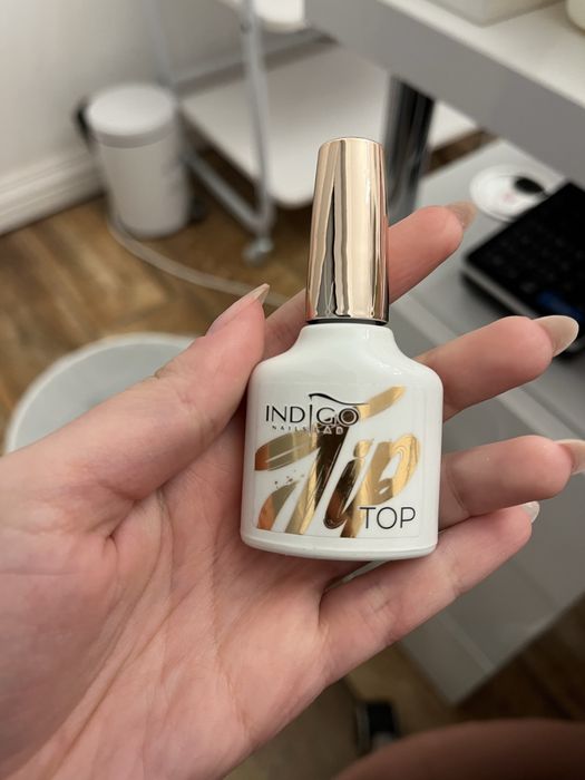Top lakier hybrydowy Indigo Tip Top 13ml no wipe