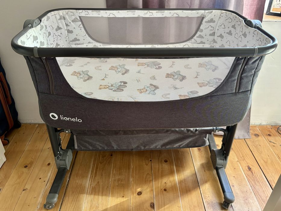 Lionelo Timon - łóżeczko 3w1: wolnostojace/dostawka/turystyczne