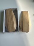Ikea wieszak 3 szt drewniany skuggis 203.501.63