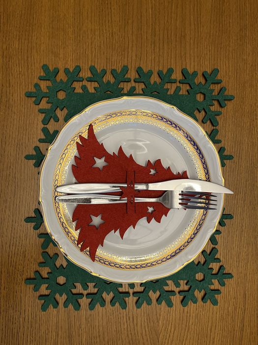 Świąteczne etui na sztućce