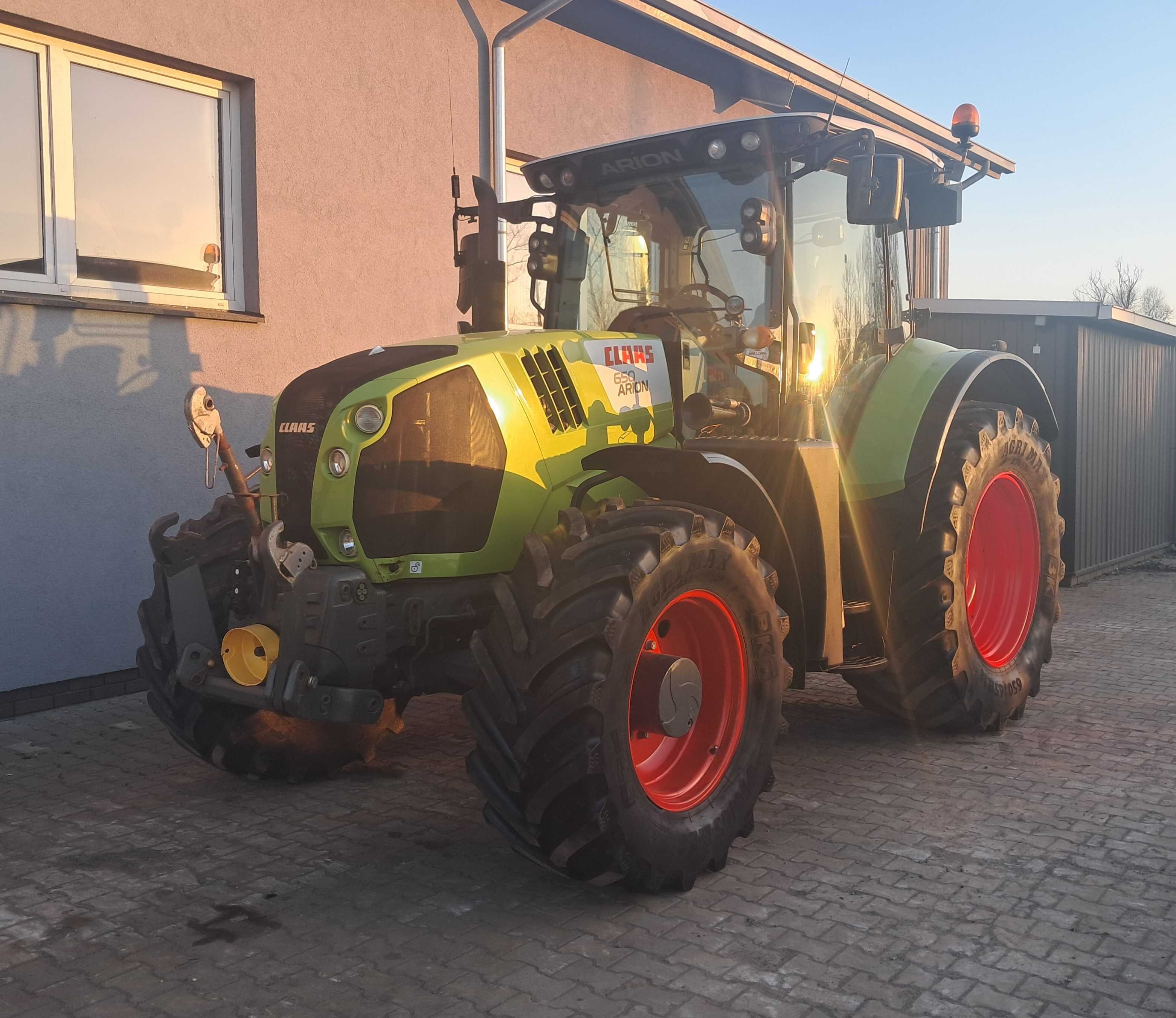CLAAS ARION 650 Pneumatyka 2018r 50km/h WOM Oryginał Miękka Oś Klima