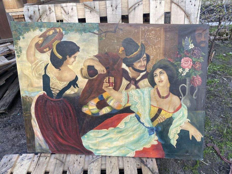 Картина намальована на холсті