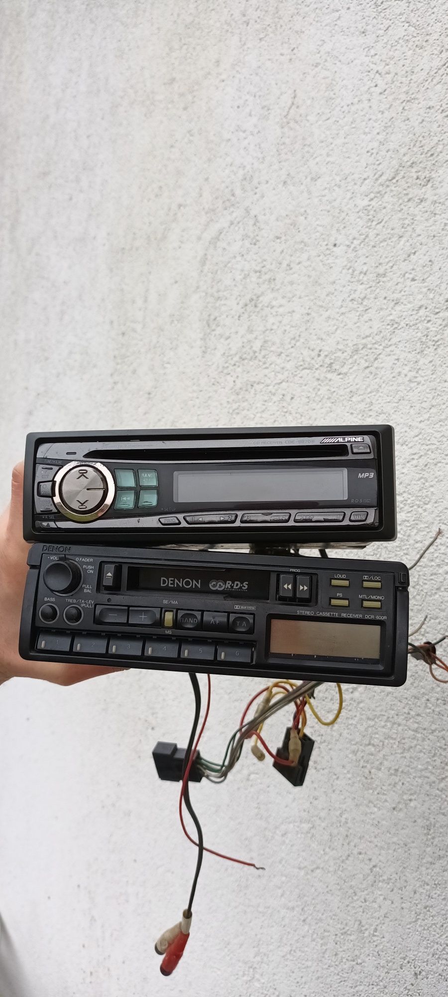 Radio denon  alpine kaseta kieszeń klasyk