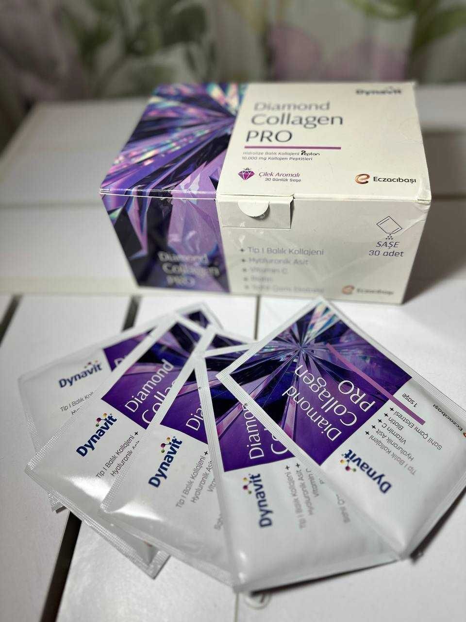 Diamond Collagen Pro DYNAVIT 30 саше для суглобів, шкіри та волося