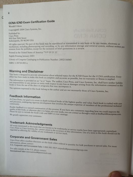 CISCO Exam Certification Guide