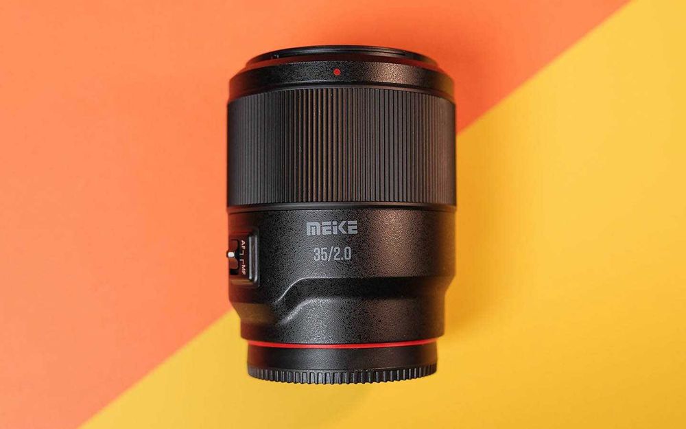 Obiektyw MEIKE 35mm - F 2.0 - STAN IDEALNY L-mount - Panasonic Lumix
