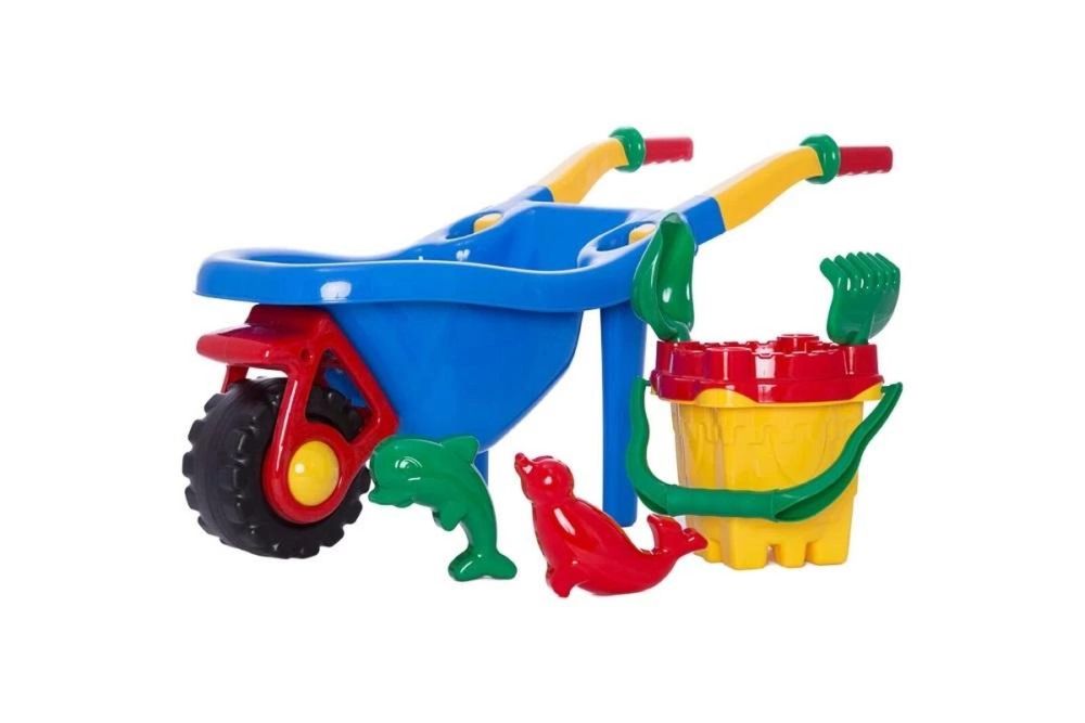 Taczka z kompletem Zamek 6el MIX siatka,321x730 mm