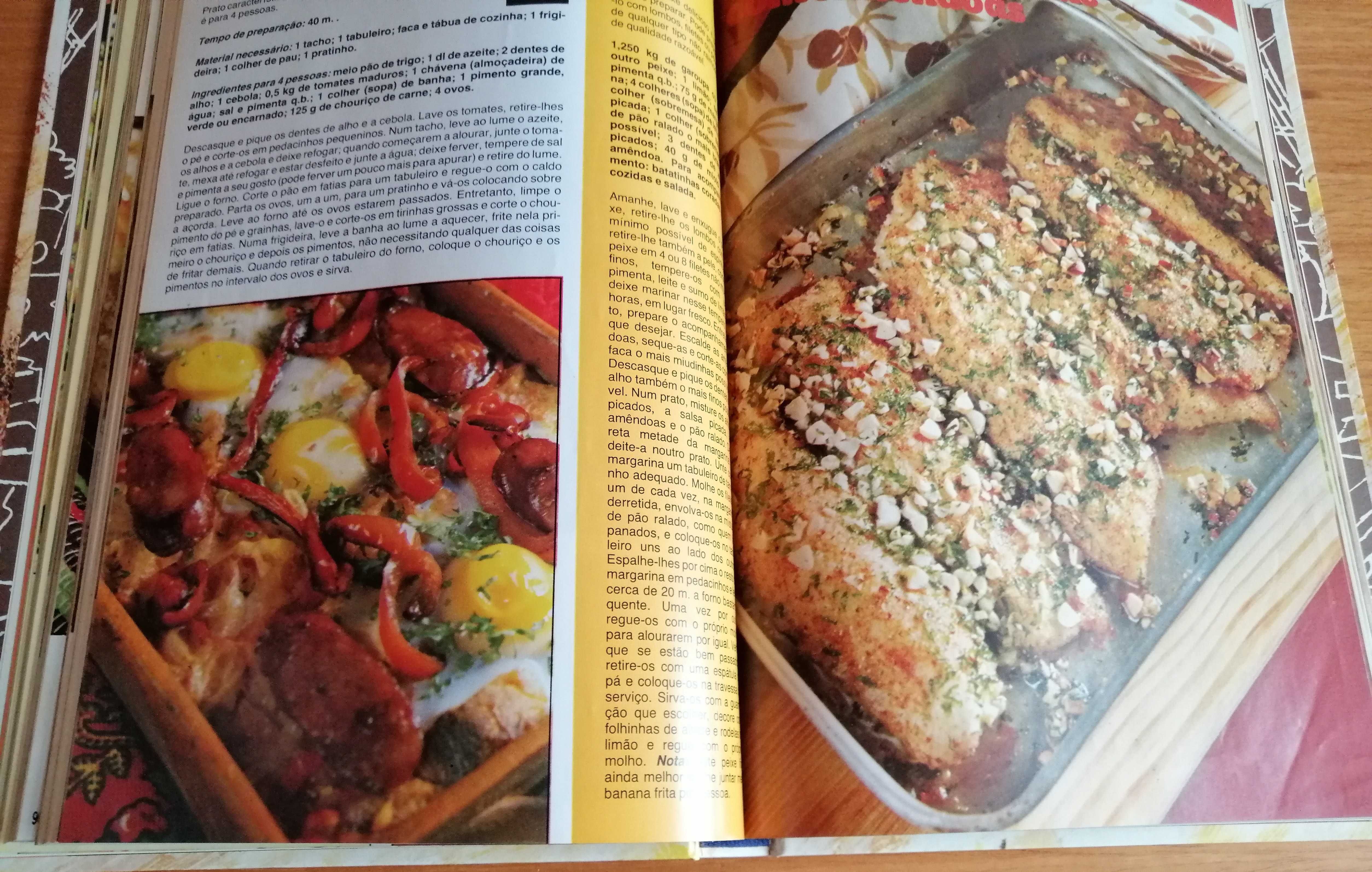 Livros Tele culinária e Doçaria, 7 euros cada volume