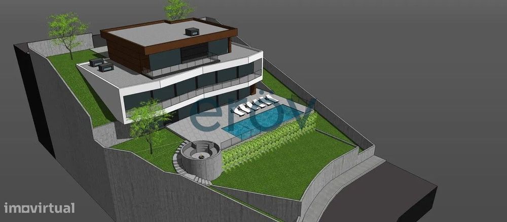 Terreno com Projeto de Moradia T4 e Vista Deslumbrante sobre o Rio Dou