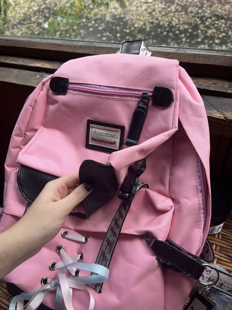 Рюкзак рожевий шкільний