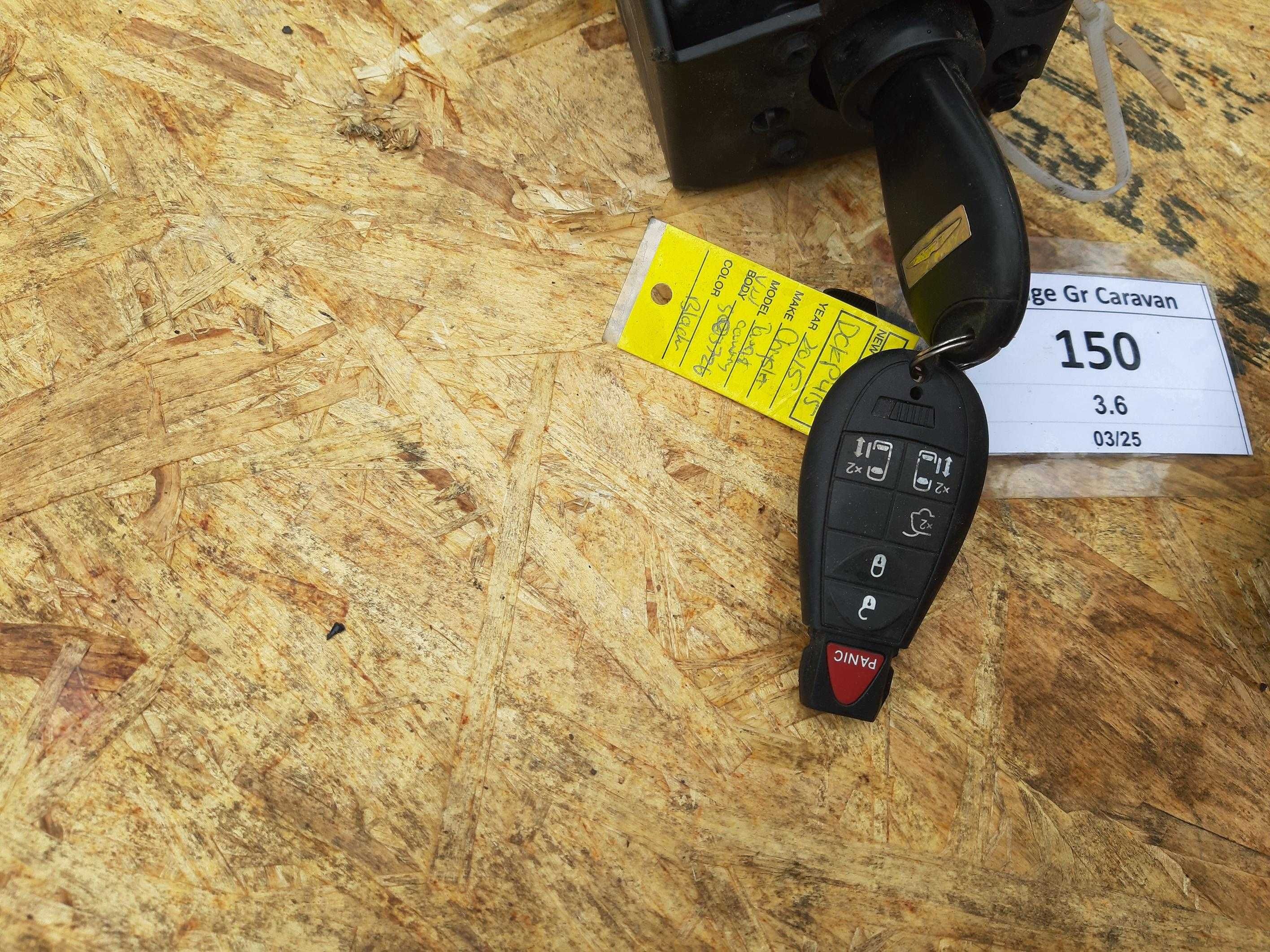 Komputer silnika Dodge Grand Caravan 2015r RT 3.6 kluczyk Voyager