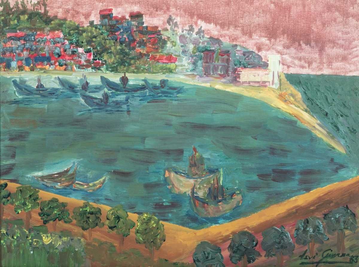 Levi Guerra (n. 1930) "Vista Sobre O Rio"