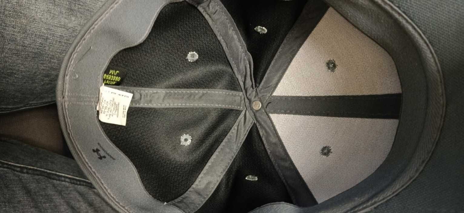Czapka Under Armour z daszkiem szara czarne logo Nowa