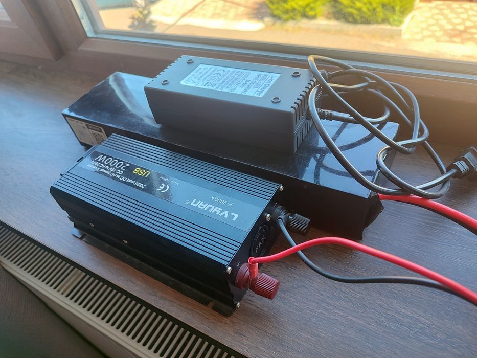 Блекаут комплект: Аккумулятор 60а/ч + Інвертор 2000w + Зарядне