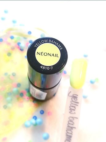 Lakier hybrydowy neonail yellow bahama 4810-7 mani pielęgnacja